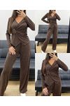 JUEGO DE ACCESORIOS DE 2 PIEZAS PARA MUJER AH255253 CHOCOLATE