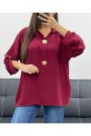 ACCESSORY BLOUSE AH255241 BURGUNDY
