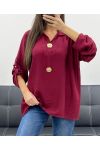 ACCESSORY BLOUSE AH255241 BURGUNDY