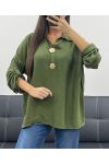 ACCESSORY BLOUSE AH255241 KHAKI