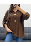 ACCESSORY BLOUSE AH255241 CHOCOLATE