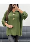 ACCESSORY BLOUSE AH255241 KHAKI