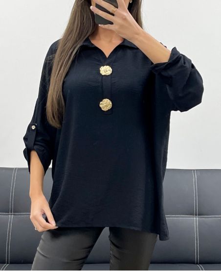 ACCESSOIRE BLOUSE AH255241 ZWART