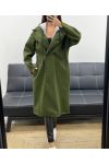 CAPPOTTO CON CAPPUCCIO EFFETTO 2 IN 1 AH255247 KAKI