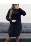 ROBE-PULL GROSSE MAILLE AH36269 NOIR