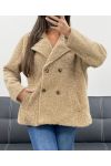 COAT WITH 2-POCKET LINING AH36265 CAMEL