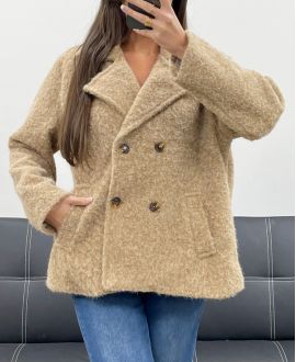 JAS MET 2-POCKET VOERING AH36265 CAMEL