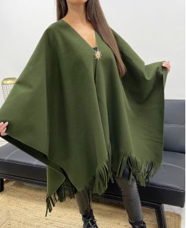 GROSSES ACCESSOIRE MIT FRANSEN AH36322 KHAKI