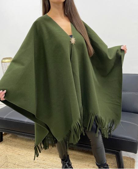 GROSSES ACCESSOIRE MIT FRANSEN AH36322 KHAKI