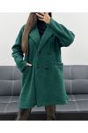 LEOPARD AH250615 GREEN 2-POCKET INTERIOR COAT