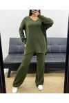 SET MAGLIONE + PANTALONI AH250650 KAKI