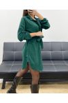 DRESS STUDDED TUNIC + GREEN AH250701 BELT
