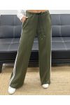 2-POCKET-HOSE MIT STREIFEN AH250688 KHAKI