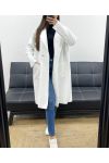 CAPPOTTO LUNGO 2 TASCHE AH255035 BIANCO