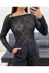 BODY DENTELLE AH250739 NOIR