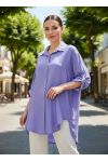 ZWIERIG OVERSIZED SHIRT PE2102 LILA