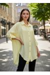VLOEIEND OVERSIZED SHIRT SS2102 GEEL