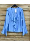 RUFFLE SMOCK PE2109 BLAUW