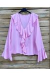 RUFFLE BLOUSE PE2109 ROZE