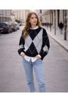 DIAMANT-STRICKPULLOVER PE2115 SCHWARZ