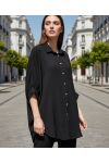 OVERSIZED SHIRT PE2138 BLACK
