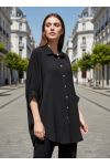 ÜBERSIZED SHIRT PE2138 SCHWARZ