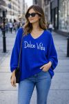 JERSEY GRANDE DE DOLCE VITA SS2145 AZUL REAL