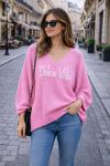 PULL OVERSIZE DOLCE VITA PE2145 ROSE