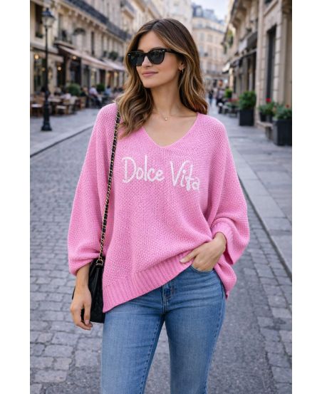DOLCE VITA OVERSIZED TRUI SS2145 ROZE