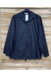 CAMICIA DI PIZZO PE2152 NERA