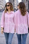 SPITZENHEMD PE2152 PINK