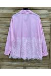 LACE SHIRT PE2152 PINK