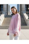ÜBERGROSSER SPITZENPULLOVER PE2181 PINK