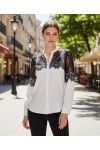 LACE SHIRT PE2190 WHITE