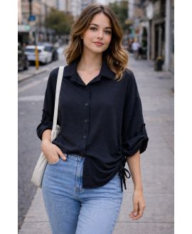 PE2210 KORDEL-SHIRT SCHWARZ