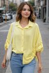 PE2210 DRAWSTRING SHIRT YELLOW