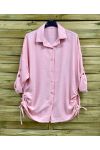 PE2210 DRAWSTRING SHIRT PINK