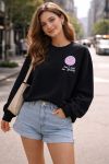 SWEATSHIRT KEEP IT SIMPLE PE2328 NOIR