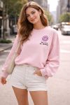 SWEATSHIRT KEEP IT SIMPLE PE2328 ROSE