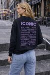 SWEATSHIRT ICONIC PE2306 NOIR