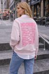 SWEATSHIRT ICONIC PE2306 ROSE