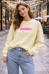 SWEATSHIRT ICONIC PE2306 JAUNE