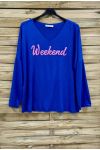MAGLIONE LEGGERO PER WEEKEND SS2290 ROYAL BLUE