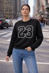 SWEATSHIRT 23 PE2296 NOIR