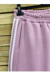 BREITE 2-STREIFEN-2-TASCHEN-HOSE PE2301 PINK
