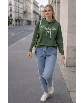 SWEATSHIRT A CAPUCHE BICHETTE PE2312 KAKI