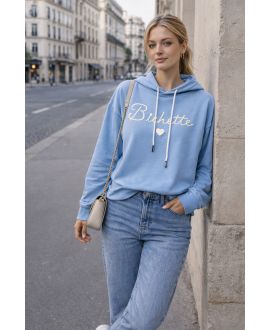 BICHETTE PE2312 HOODED SWEATSHIRT SKY BLUE