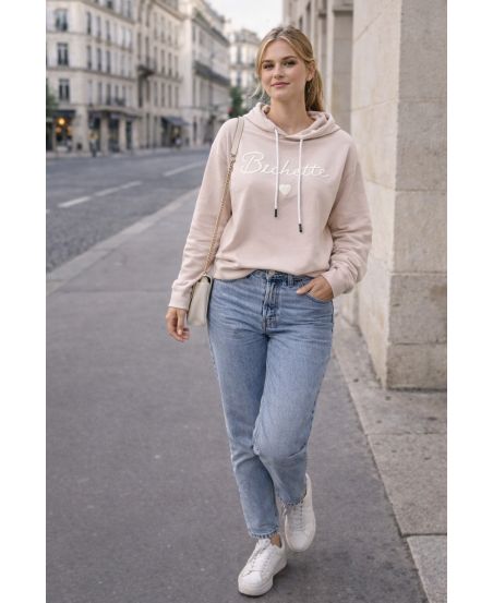 BICHETTE PE2312 FELPA BEIGE