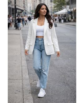 GIACCA BLAZER PE2318 BIANCA