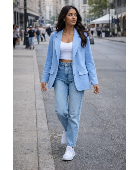 BLAZER PE2318 JACKET SKY BLUE